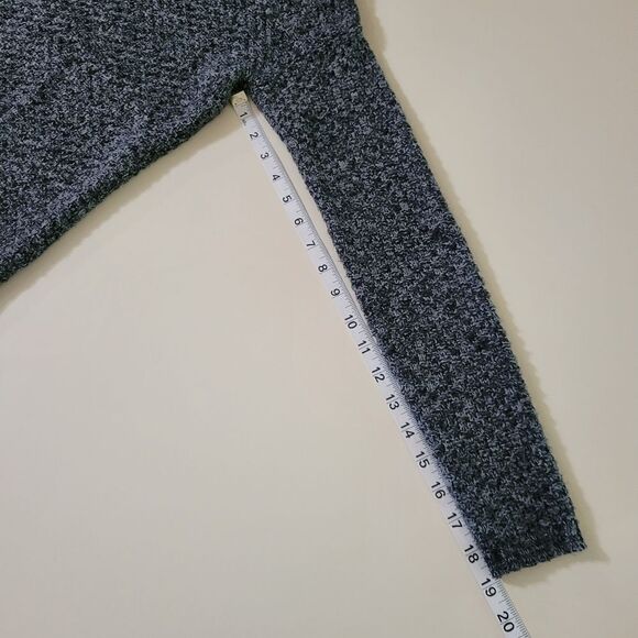 a.n.a. Women's Black Marled Crewneck Long Sleeve Pullover Sweater - Picture 6 of 10